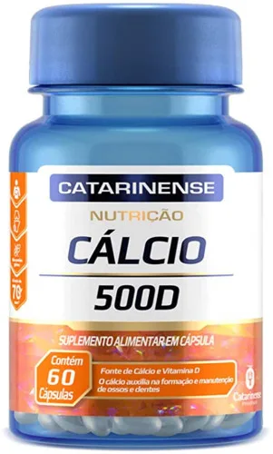 Calcio 500d Fr 60 Ccomp - CATARINENSE - Suplementos