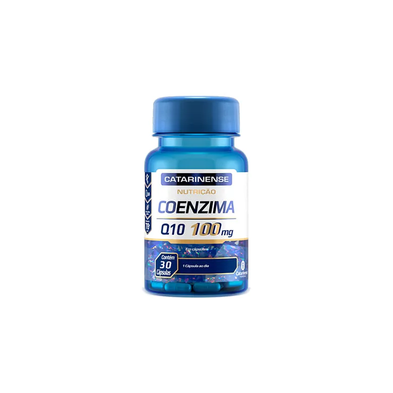 NUTRICAO COENZIMA Q10 100MG 30 CPS CATARINENSE - Catarinense - Vitamina E Suplemento