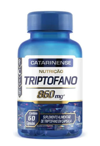 NUTRICAO TRIPTOFANO 860MG 60 CPS CATARINENSE - Catarinense - Medicamentos E Saúde