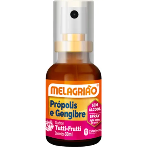 Melagrião Spray Com Própolis E Gengibre Tutti Frutti - MELAGRIAO