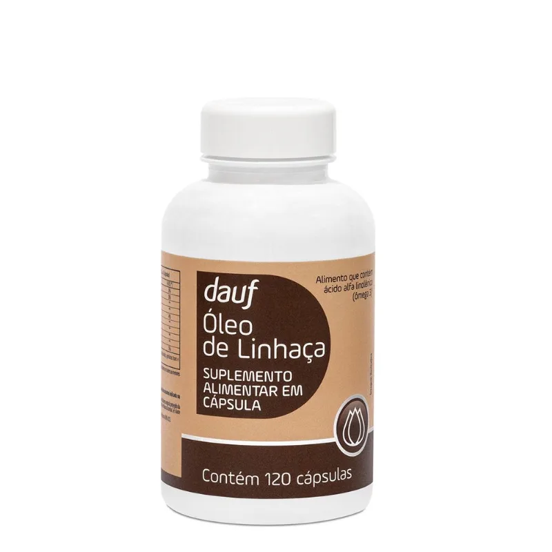 Óleo De Linhaça Dauf 120 Cápsulas