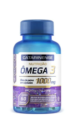 Omega 3 C/60 Caps - CATARINENSE - Suplementos