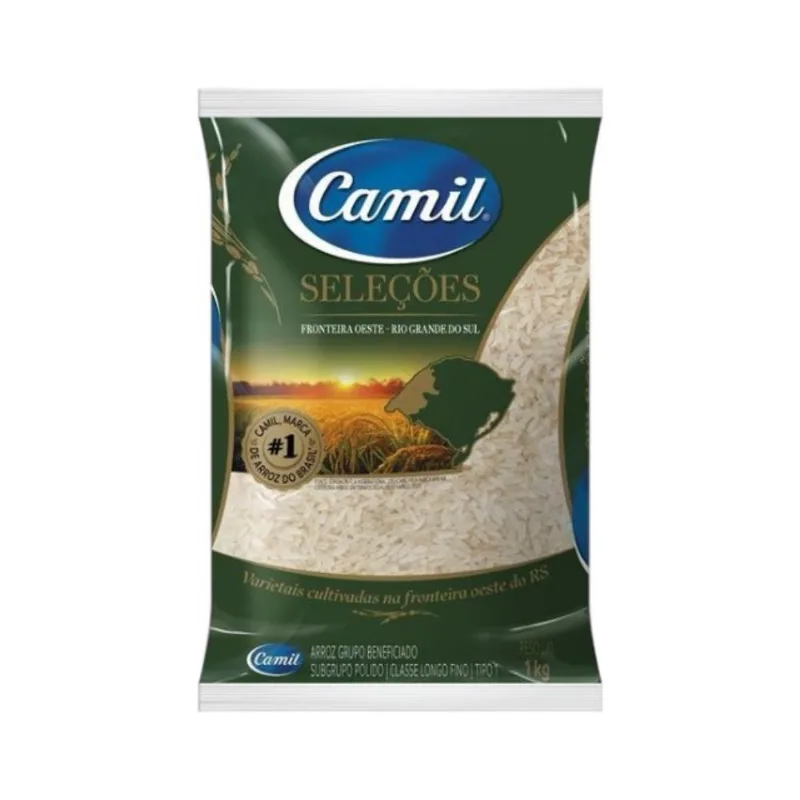 Arroz Branco Polido Seleções Oeste Camil 1kg