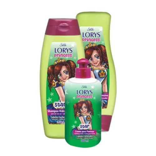 Kit Lorys Princess Sh Cond Cr.pent Cachos Cj - PRINCESS