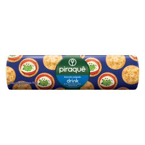 Biscoito Drink Piraquê Pacote 120g - PIRAQUE - Mercearia