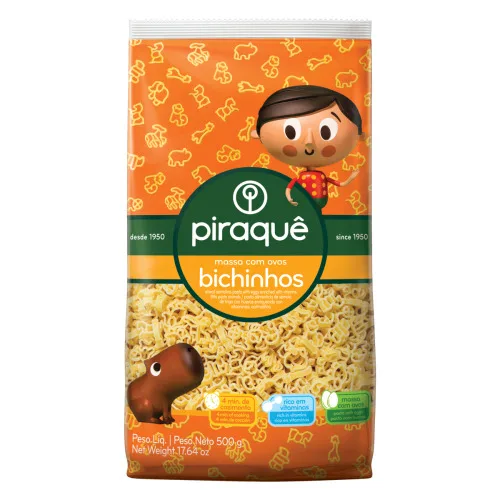 Mac Piraque Bichinhos 500g - PIRAQUE - Mercearia