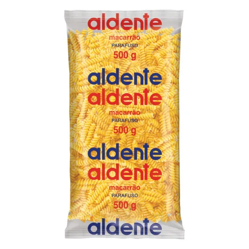 Massa De Sêmola Parafuso Aldente Pacote 500g - ALDENTE