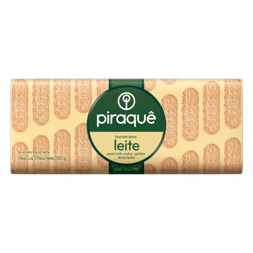 Biscoito Leite Piraquê Pacote 200g - PIRAQUE - Mercearia
