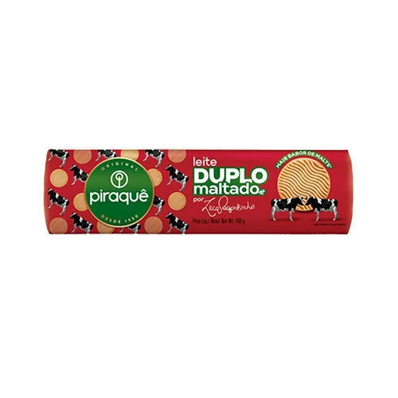 Biscoito Poraquê Leite Duplo Maltado 160g