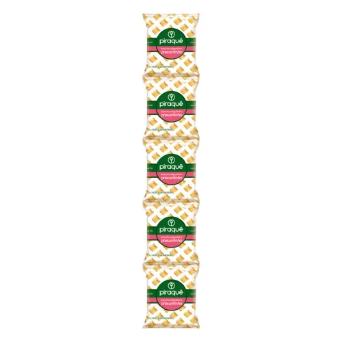 BISCOITO SALGADINHO PRESUNTINHO PIRAQUÊ PACOTE 35G - PIRAQUE