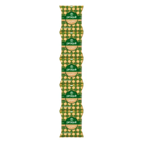 BISCOITO SALGADINHO COM GERGELIM PIRAQUÊ PACOTE 35G - PIRAQUE