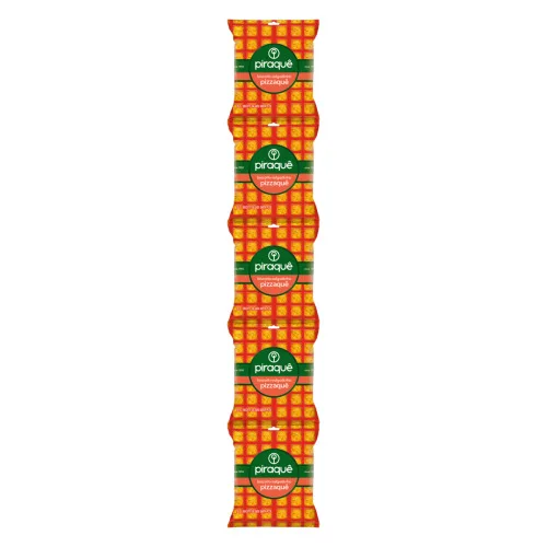 BISCOITO SALGADINHO PIZZAQUÊ PIRAQUÊ PACOTE 35G - PIRAQUE