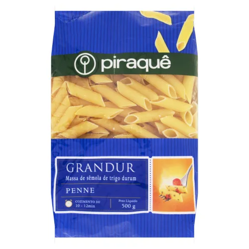 Macarrão Piraque Gr Duro 500gr Penne - PIRAQUE - Mercearia