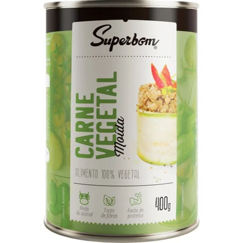 Carne Vegetal Superbom 400gr - SUPERBOM - Mercearia