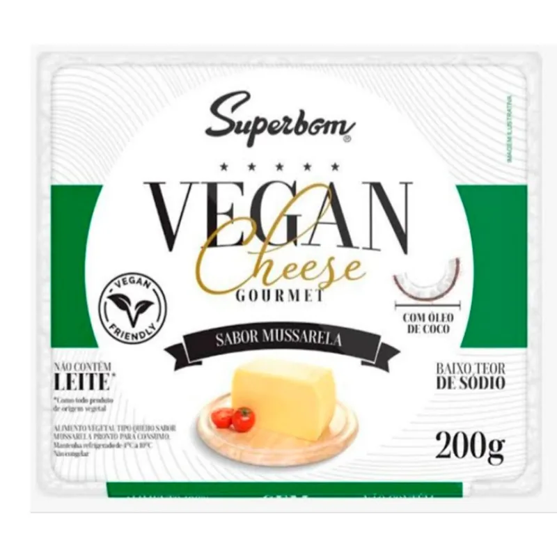 Queijo Vegan Cheese Superbom Mussarela 200g