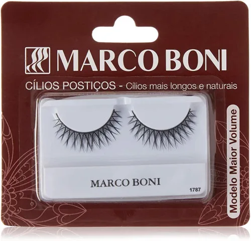 Cílios Postiços Marco Boni Ref: 1787 B - MARCO BONI - Higiene E Beleza