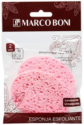 M Boni R 8461 Esponja Limpeza Facial C/ 02 - MARCO BONI - Higiene E Beleza