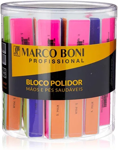 POTE MARCO BONI C/ 36 BLOCOS POLIDORES - MARCO BONI - Vidros