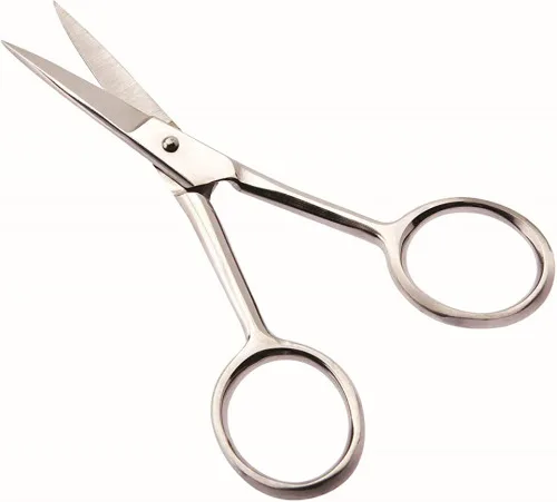 Tesoura P/sobrancelha Inox Ponta Reta Profissional - MARCO BONI - Bazar