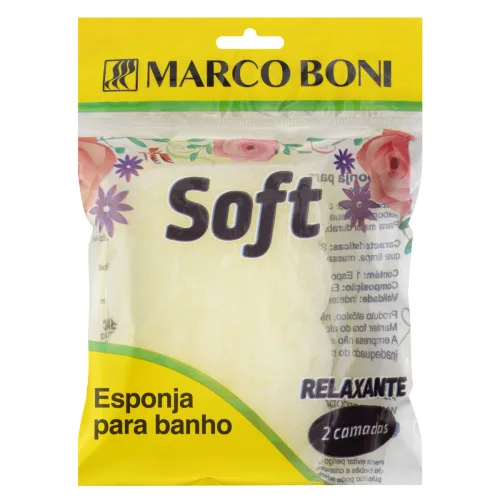 Esponja P/banho Marco Boni Relaxante Soft - MARCO BONI - Higiene E Beleza