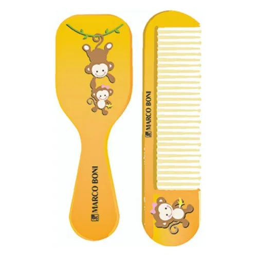 M Boni R. 0610 Kit Baby Zoo Pente/escova - Higiene E Beleza