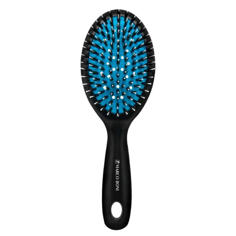 Escova de Cabelo Marco Boni 7659 Oval Aquarelle Azul