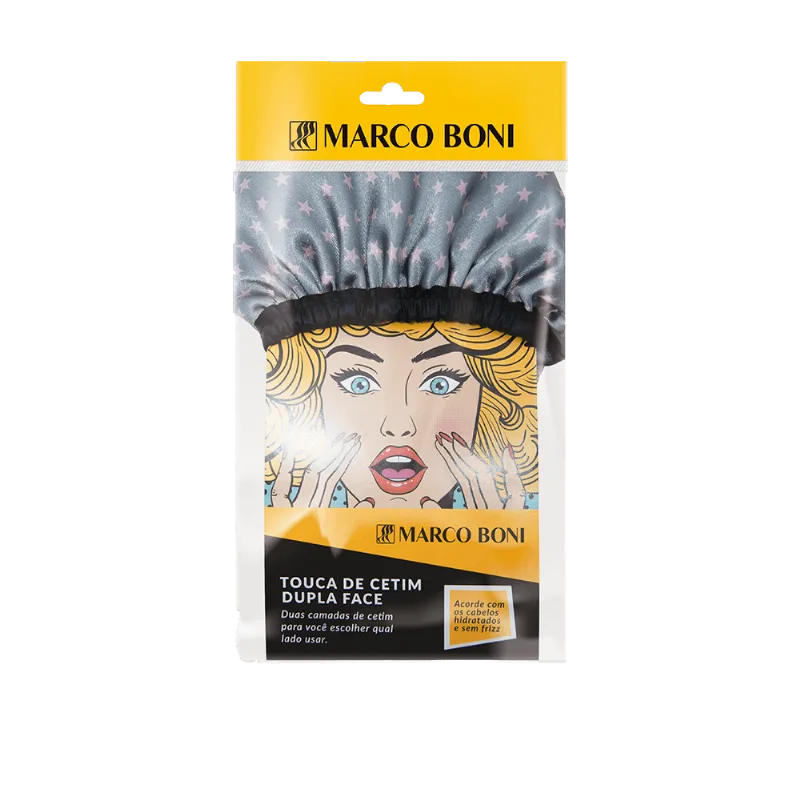 Touca de Cetim Marco Boni Dupla Face (8496)