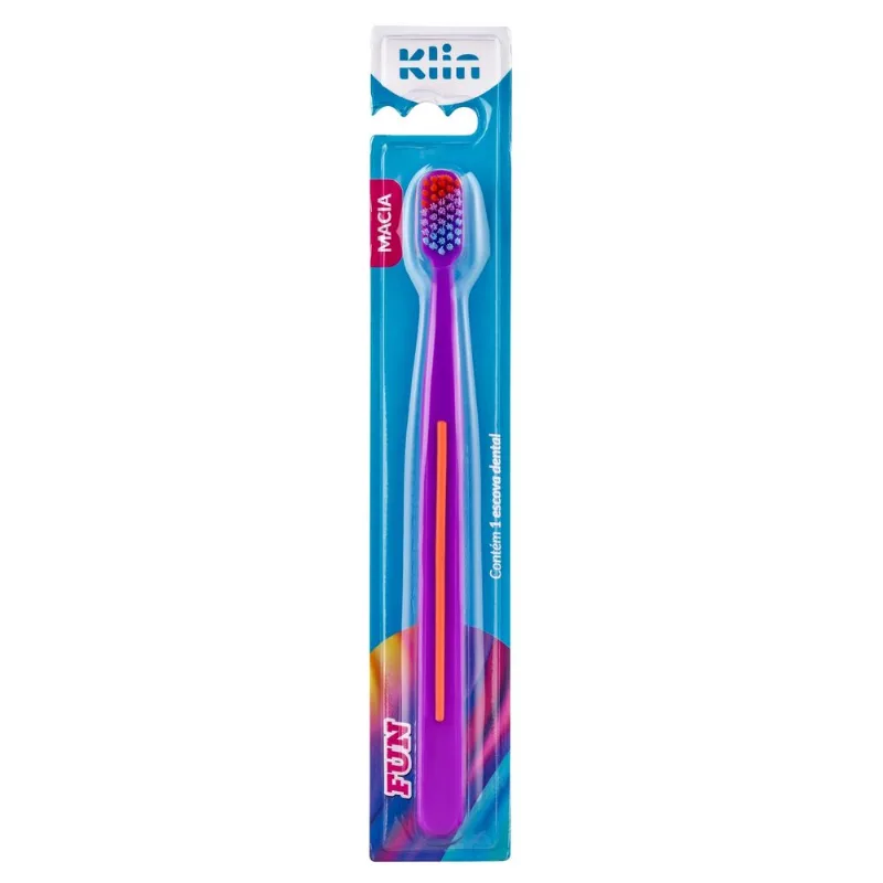 Klin Escova Dental Fun 8732 Cores Sortidas 1 Unidade
