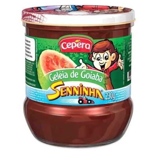Geleia Goiaba Senninha Cepêra Vidro 230g - CEPERA - Mercearia
