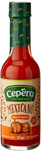Molho De Pimenta Mexicana Picante Cepêra Vidro 60ml - CEPERA