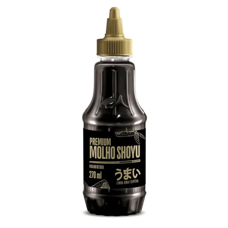 Molho de Soja Shoyu Cepêra Umai Premium Frasco 270ml