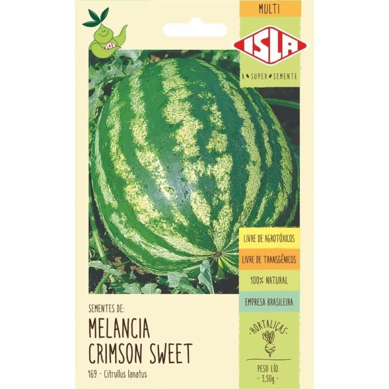 Semente Crimson Sweet Ótimo Pegamento Planta Vigorosa Verde Isla - Isla - Agro