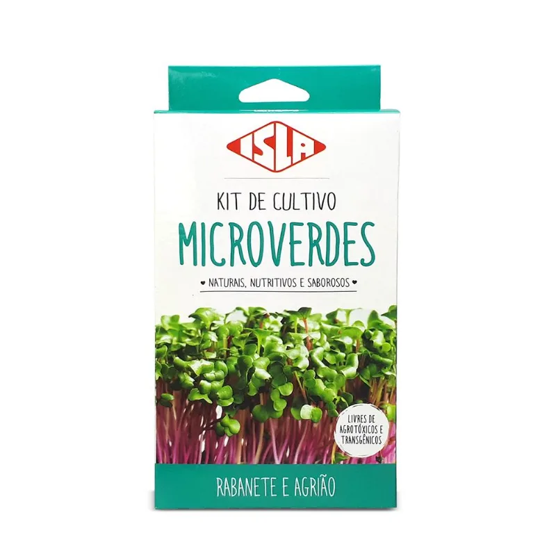 Kit Microverdes De Agrião E Rabanete 1025.00 Isla