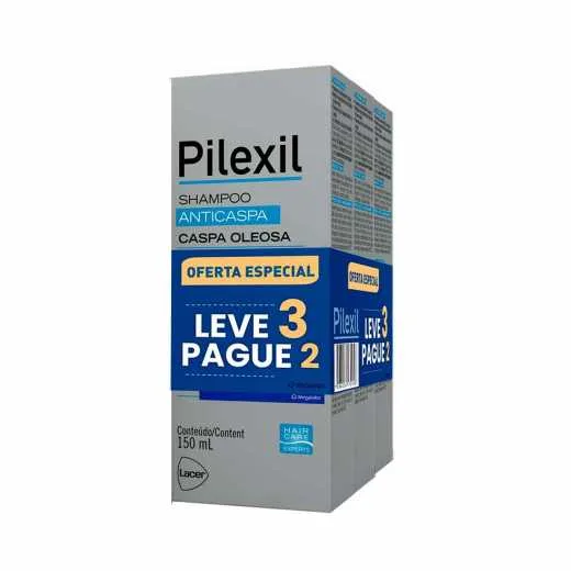 Shampoo Anticaspa Pilexil Caspa Oleosa 150ml - Pilexil - Dermocosméticos