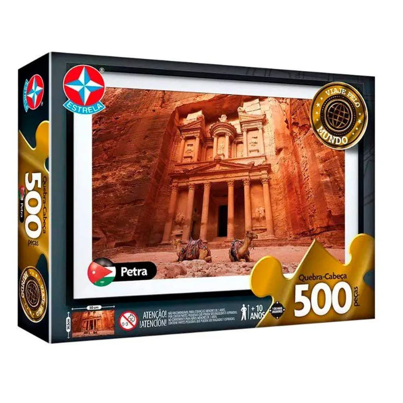 Jogo Quebra Cabeca Petra 500 Pecas Estrela
