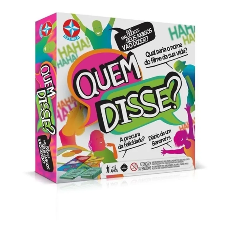 Jogo Divertido Quem Disse?- Estrela