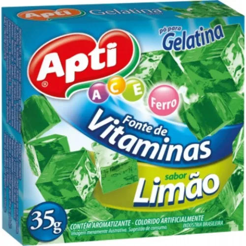 Gelat Apti Limao 36x | Gelatina Apti - APTI - Mercearia
