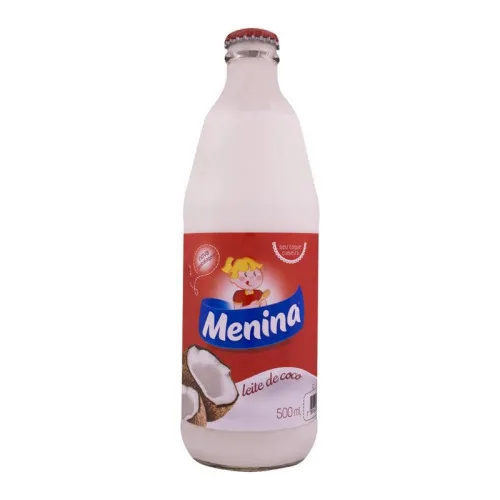 Leite De Coco Menina Vidro 500ml - MENINA - Mercearia