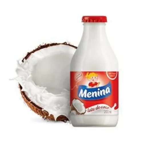 Leite De Coco Menina Vidro 200ml - MENINA - Mercearia