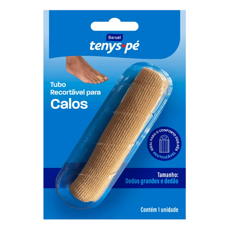 Tubo Recortável para Calos Tenys Pé Tamanho G 1 Unidade