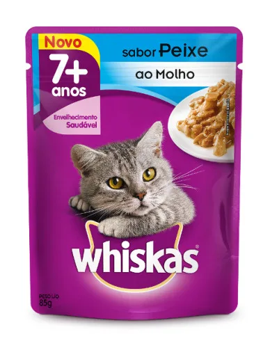 Whiskas Molho Senior Peixe - PEIXE - Petshop