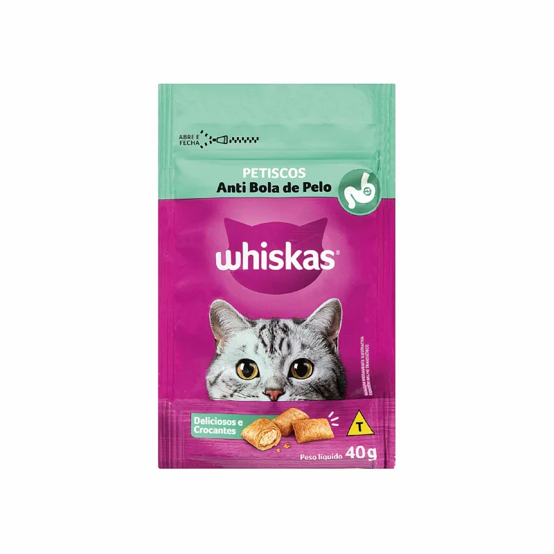 MARS WHI TEMP ANTI BOLA PELO 2022 40GR - Whiskas - Pets