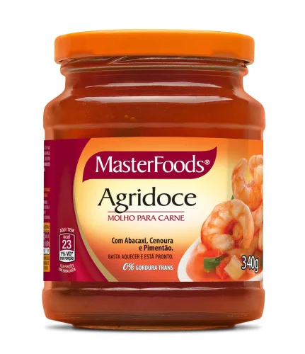 Molho Agridoce Para Carne Masterfoods Vidro 340g - UNCLE BEN S - Mercearia