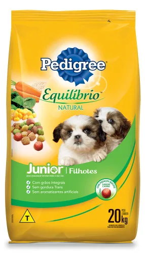 Racao Pedigree Equilibrio Nt Junior Filhotes 20kg - PEDIGREE - Petshop