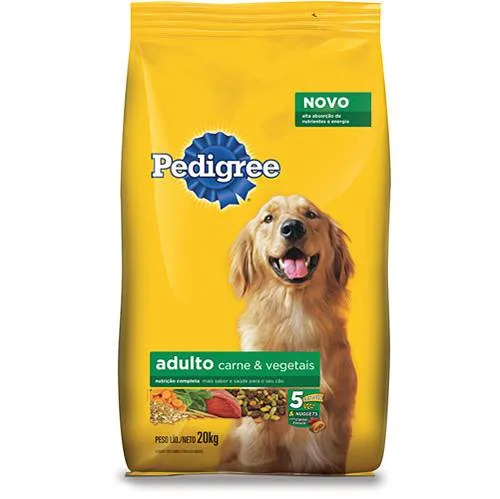 Pedigree Adulto Carne E Vegetais Pacote - PEDIGREE - Petshop