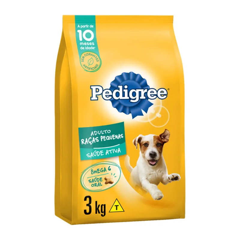RACAO PEDIGREE 2,7KG RACAS PEQUENAS - PEDIGREE - Resíduos E Alimentos Para Animais