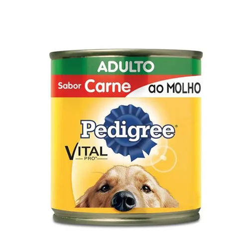 Alimento Para Cães Adultos Carne Ao Molho Pedigree Vital Pro Lata 290g - PEDIGREE - Petshop