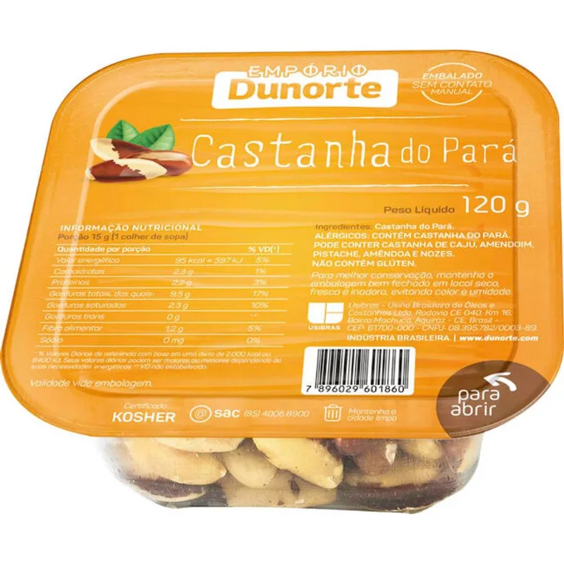 Castanha do Pará Dunorte 120g