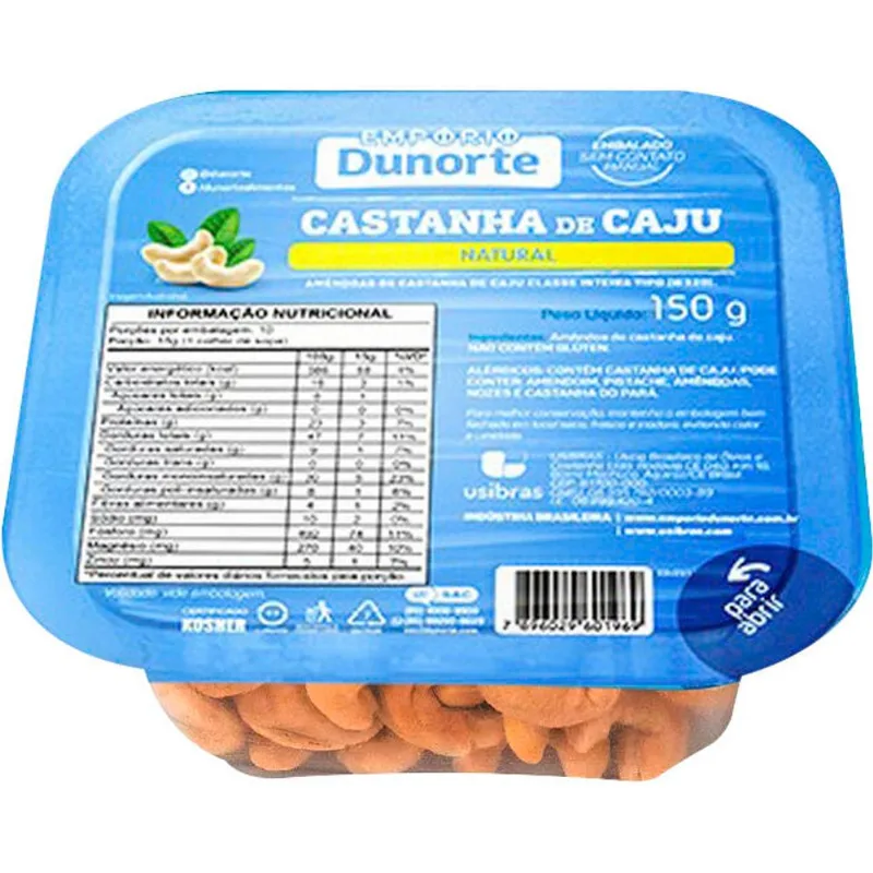 Castanha de Caju Dunorte Natural 150g