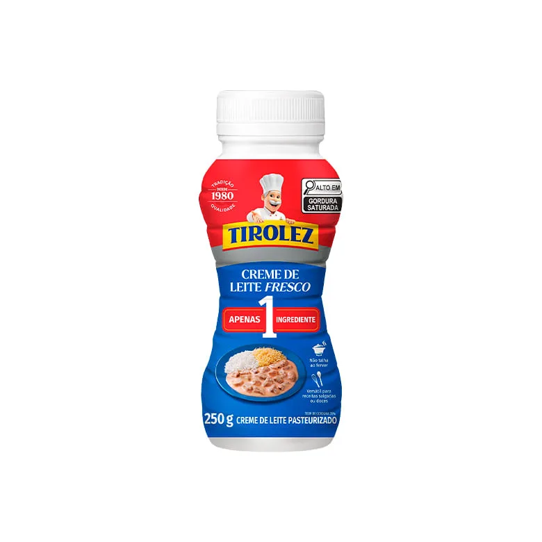 Creme de Leite Tirolez Fresco 250g - Tirolez - Mercearia